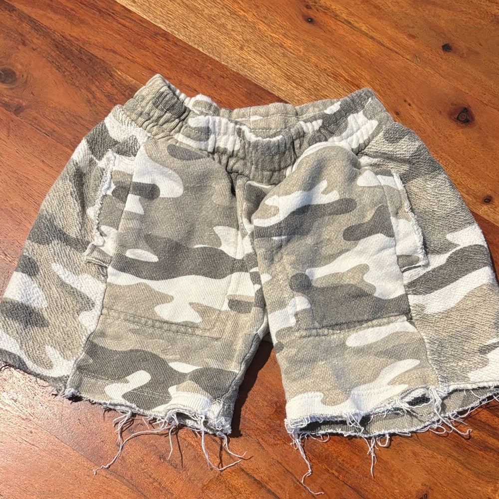 Chaser Boys Camouflage Cargo Shorts
